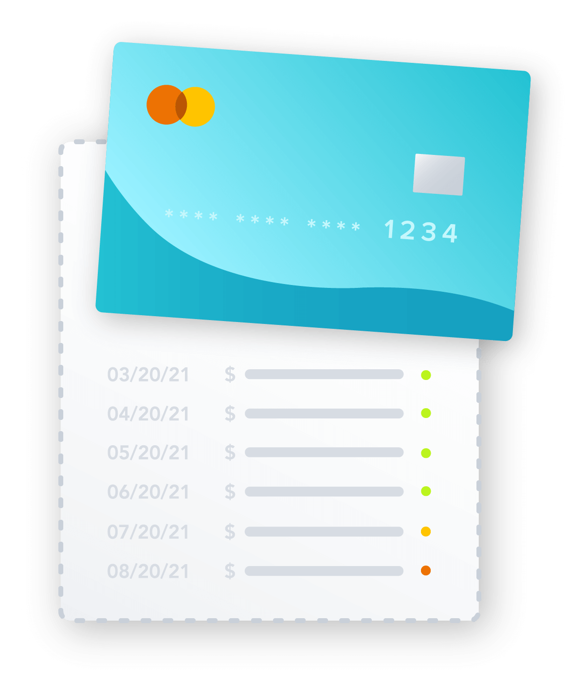 Debit Card Payment and Payment log